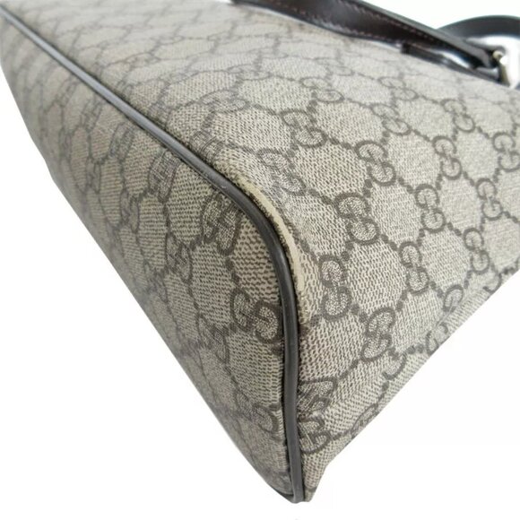 GUCCI GG SupremeHandbag Crossbody Shoulder Bag Beige / brown PVC - Picture 7 of 12